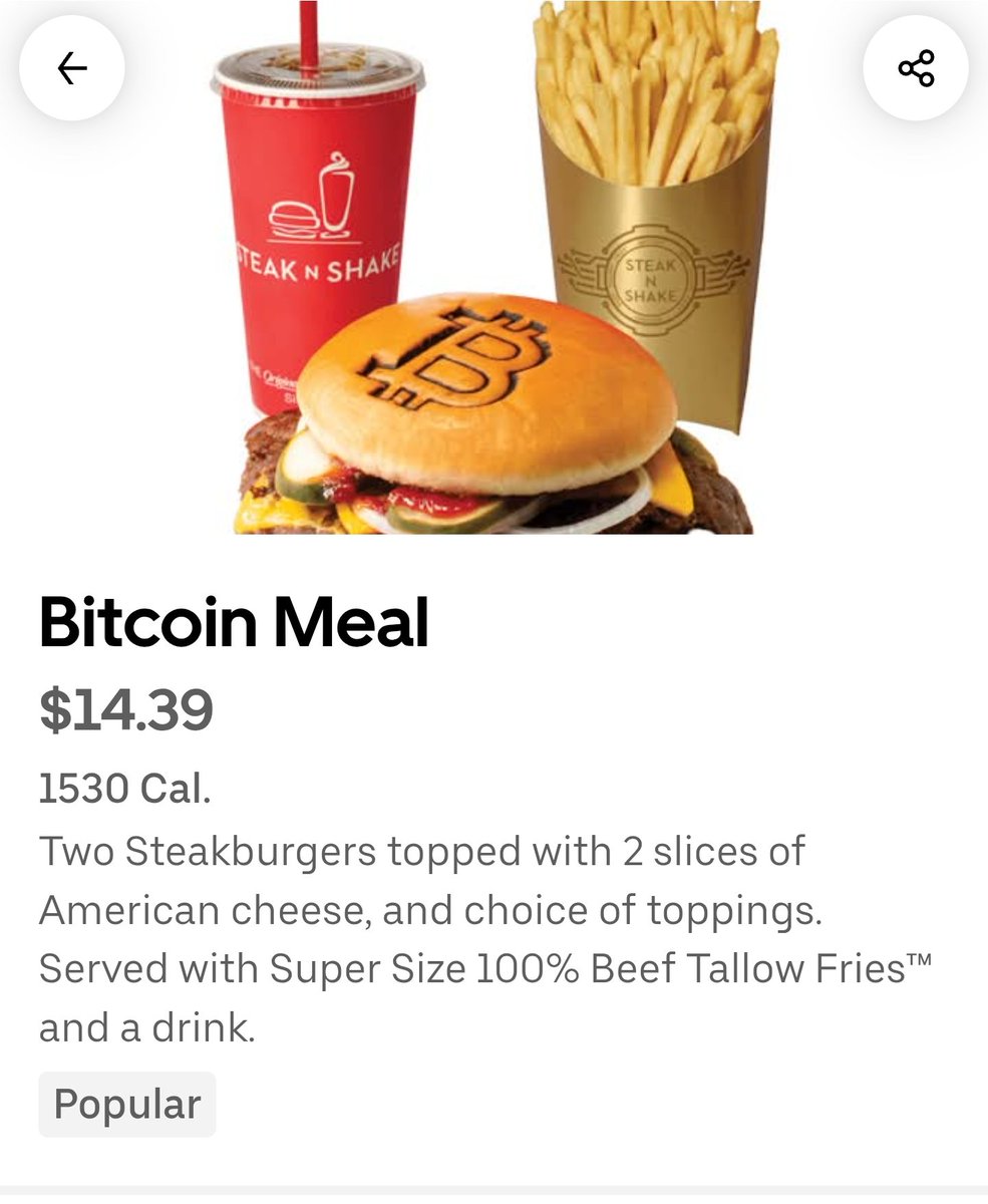 What the hell is the bitcoin meal