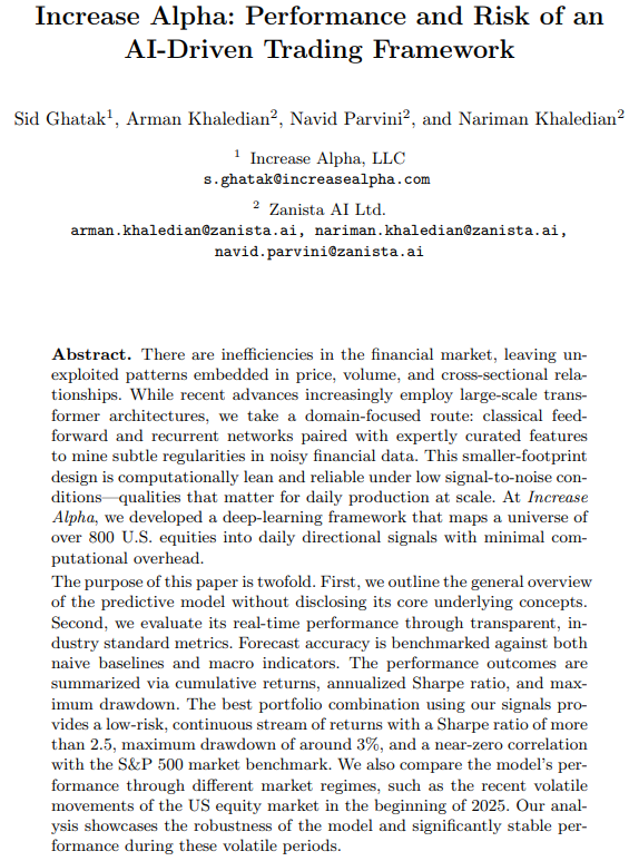 The paper says the model and feature definitions are proprietary and ...