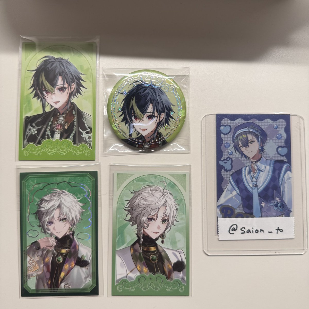 saion_to's tweet photo. 【交換】にじさんじ Dytica 3周年 3rdAnniversary チェキ風カード 缶バッジ

譲 画像1枚目

求 同種IDカードの方

都内(池袋.新宿.秋葉原)・川崎お手渡し/郵送での交換
検索からもお気軽にお声掛けください⟡.· https://t.co/Udv0tdKSZm