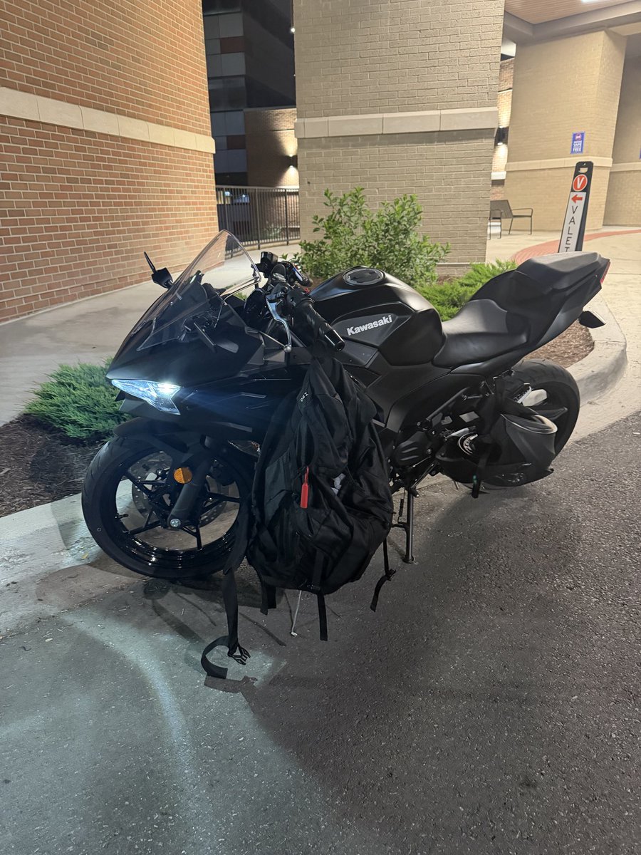 doghnutzz's tweet photo. My 2026 ninja 500, preparing for street life. https://t.co/nbecNsK6c5