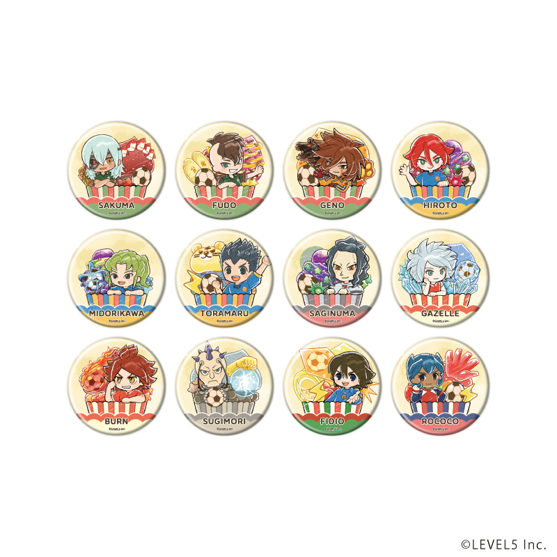 ☆新着☆ 【イナズマイレブン】 缶バッジ BOX アクリルぷちスタンド