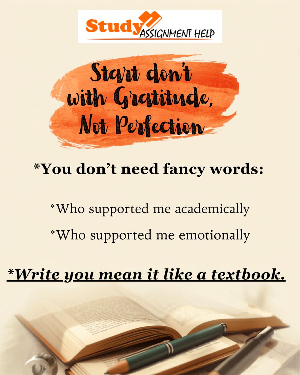 studyhelp_uk's tweet photo. Overthinking your dissertation acknowledgement? Keep it real—just thank the people who helped you.

Visit- https://t.co/TgyanIgON9

#Dissertation #Acknowledgement #ThesisWriting #AcademicLife #AcademicWriting  #ThesisHelp #WritingCommunity #HigherEducation #studyassignmenthelp https://t.co/9X6XzsHOPW