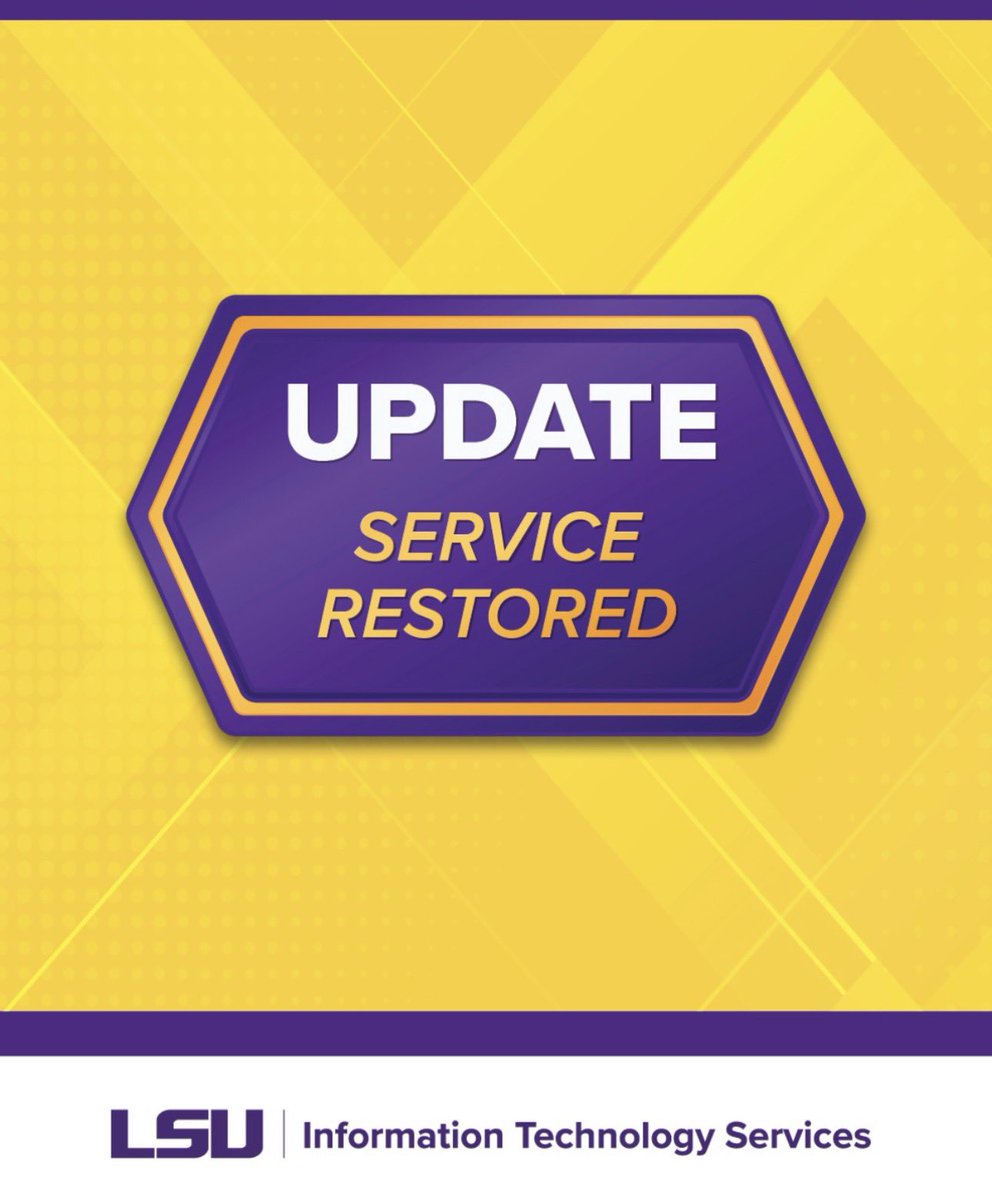 LSU IT Services tweet media
