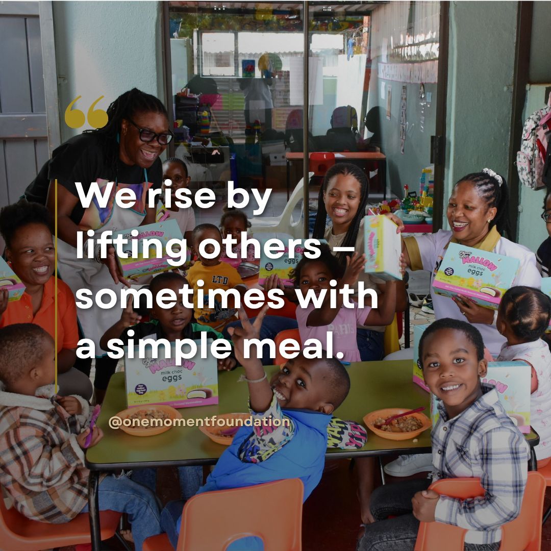 OneMomentFound's tweet photo. A simple meal can do more than fill a plate: it can spark joy, restore hope, and remind every child they matter. 💛 This is what impact looks like: shared smiles, full hearts, and communities that shows up for one another.
#OneMomentFoundation #ImpactInAction #CommunityCare https://t.co/Qnx5iKyANG