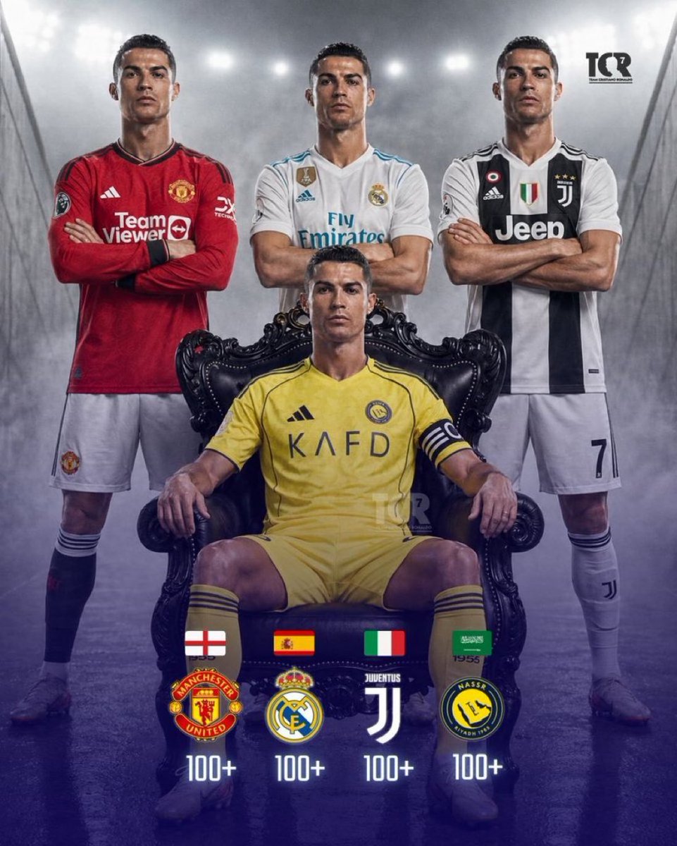 The first ever player to score 100+ goals in 4 different leagues 👑