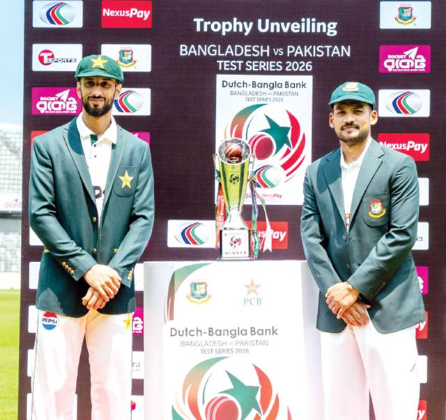 The_Nation's tweet photo. Pakistan face Bangladesh in first Test today
https://t.co/DvE0vYgRWi
#PAK_VS_BAN #testseries https://t.co/n4b7QhqmmV