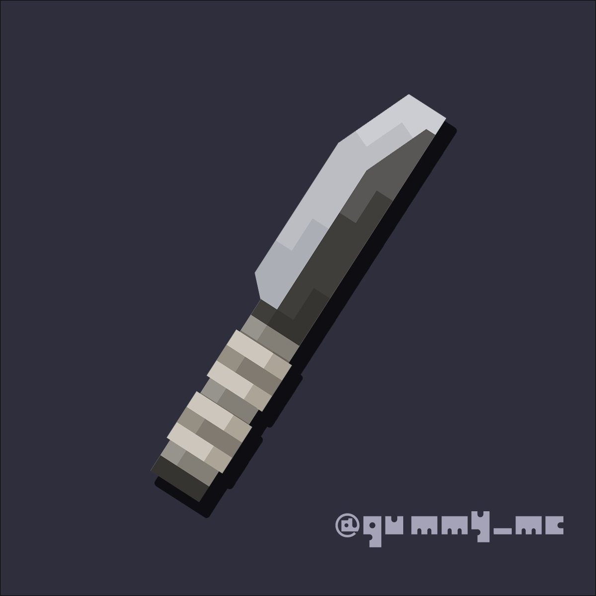 gummy_mc's tweet photo. #Blockbench #Minecraft #lowpoly #pixelart https://t.co/8m6phdDKgT