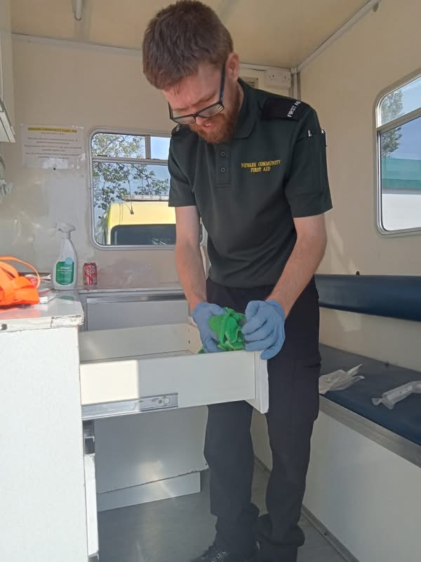 newarkfirstaid's tweet photo. Two days of cleaning, maintenance and providing cover for the set up of this years @NottsCountyShow which takes place on Saturday @ Newark Showground. Today we welcome traders, vendors, cattle, sheep, pigs, horses and many more onto site ahead of show day 
(1/2) https://t.co/YobWHAhfx3