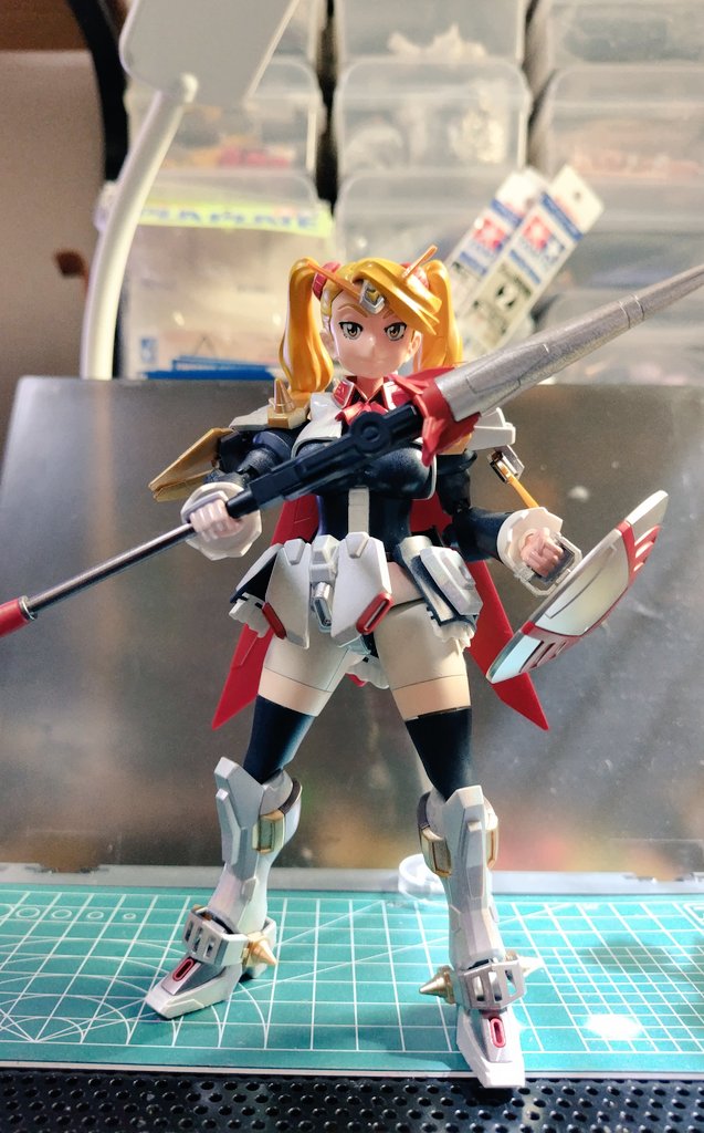 samonegi0's tweet photo. #はいぱーギャン子
#ガンダムビルドファイターズ 
#ガンプラ
#ガンダムジャスティスナイト
過去のはいぱーギャン子を見てください。 https://t.co/8jfUGwsZVR