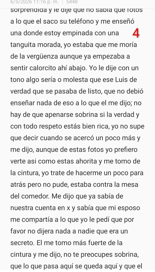 Relato número 305 

✨El tío de mi esposo viene a casa a cogerme✨ 
Relato de <a href="/LuisYAbril1/">abrilexibit</a>
