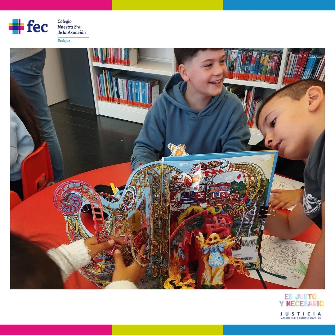 fecnsa's tweet photo. 📖 Los peques del primer ciclo de Primaria han visitado la Biblioteca Santa Ana.

Han participado atentos en cuentacuentos📖, explorado libros llenos de sorpresas 🏰 y dado rienda suelta a su creatividad 🎨.
 
🫶 Gracias @bibliotecasantaana 
#ColegiosFec #NSA #LaAsunción https://t.co/bGugc4OGO1