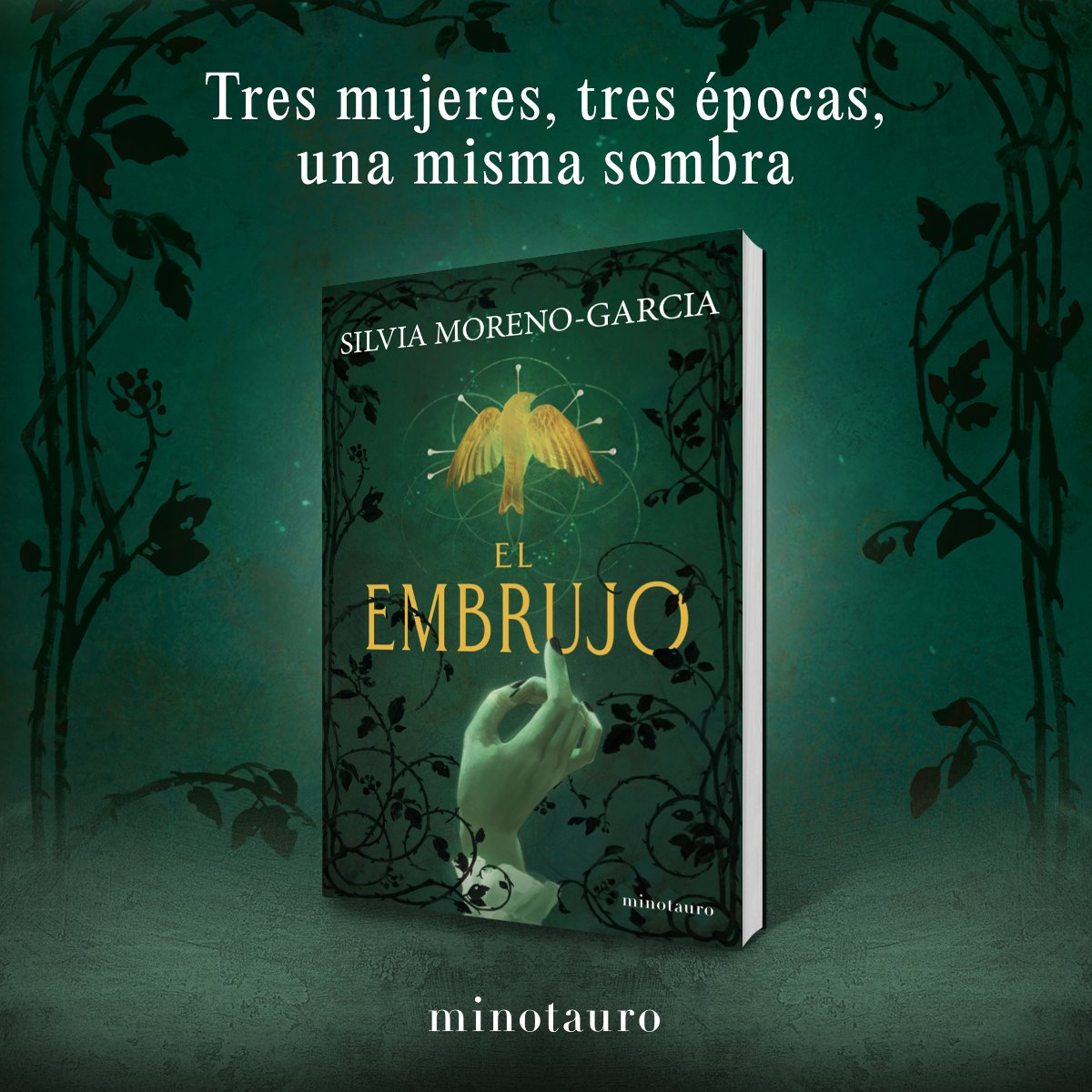 minotaurolibros's tweet photo. #SabíasQue Hoy se cumple un mes de la llegada a librerías de #ElEmbrujo, la nueva novela de Silvia Moreno-García, autora de «Gótico».
Sumérgete en esta historia, protagonizada por tres mujeres, tres épocas y una misma sombra, en la que serás testigo de cómo el pasado sigue manipulando el presente.
✨ https://t.co/4uR16xifDV