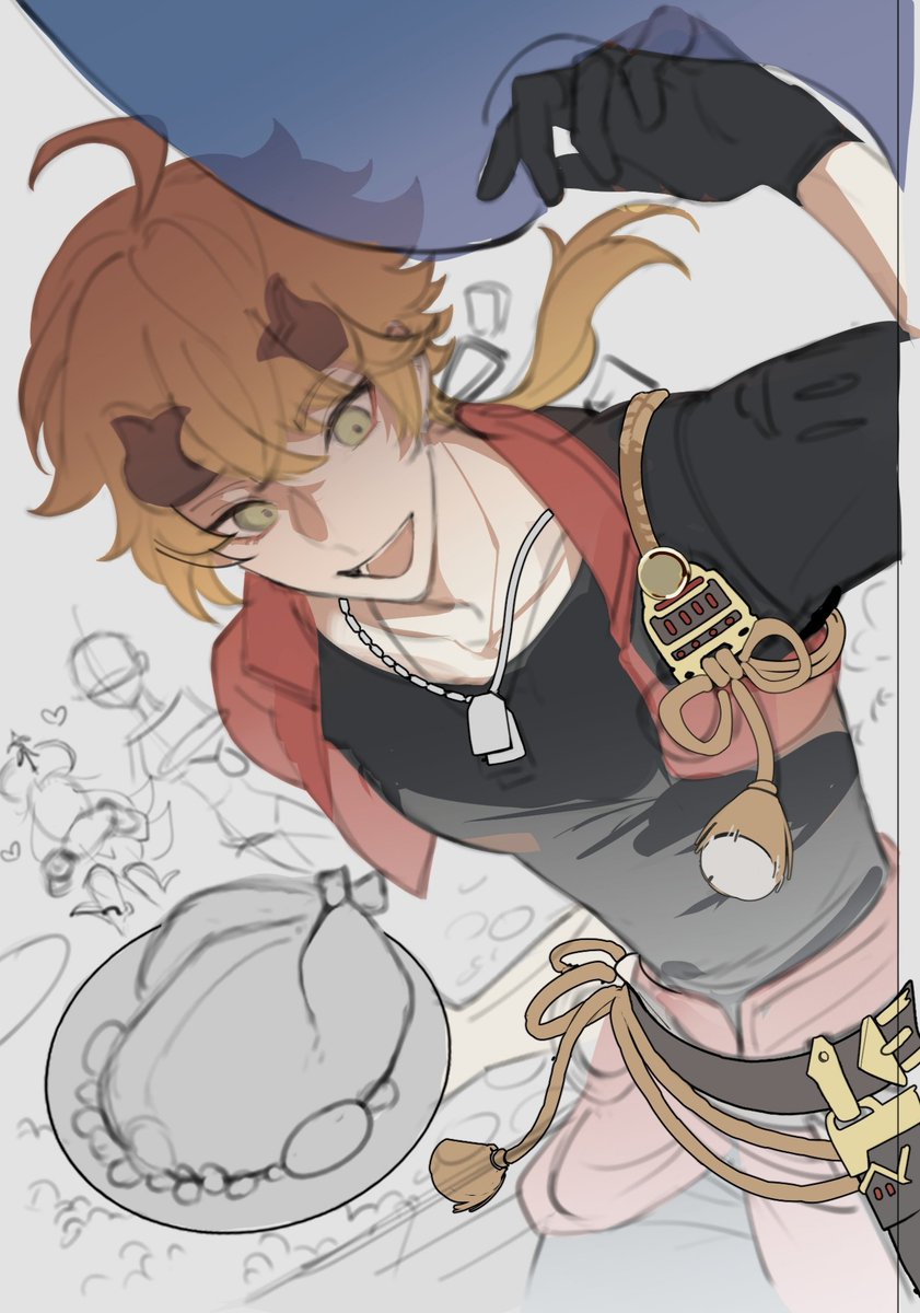Karaage821's tweet photo. #Thoma 
Come on hoyo I need more event with him❤️‍🩹 https://t.co/yMSKZeCCQM