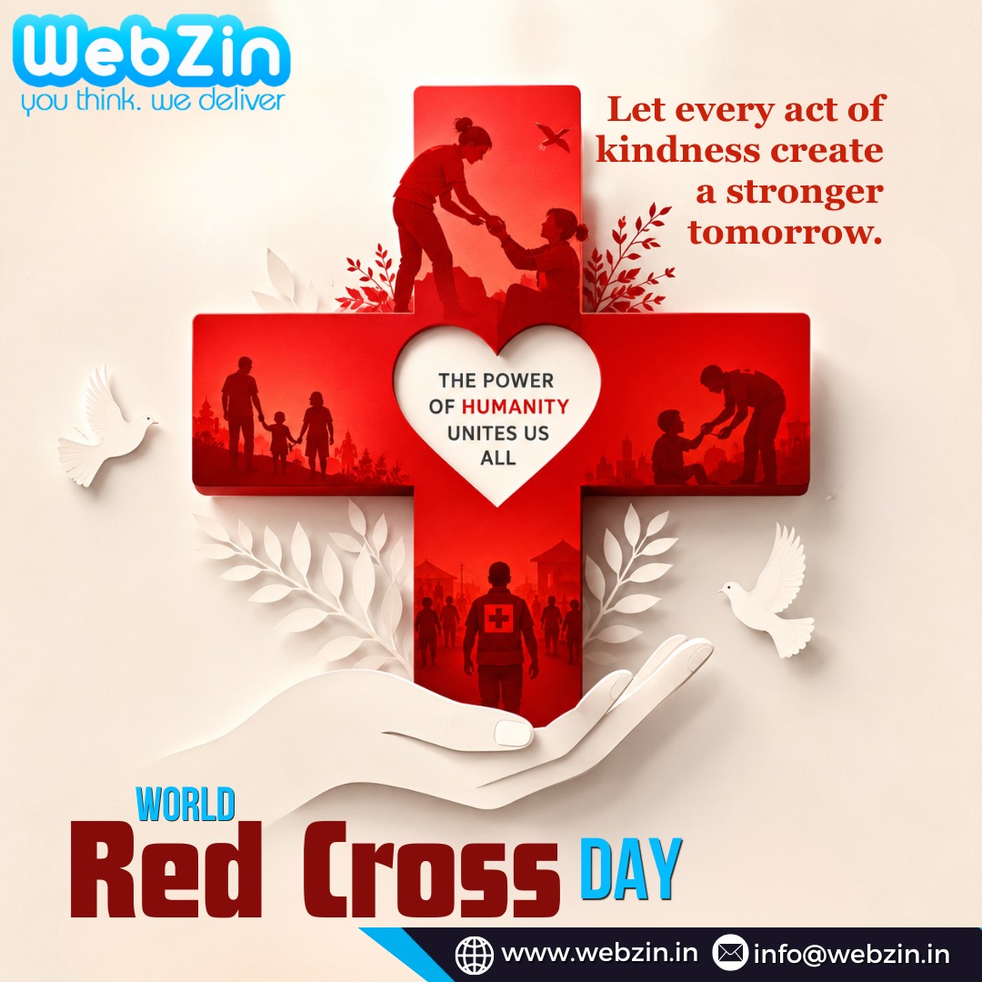 webzinin's tweet photo. Today, we recognize the power of humanity, compassion, and care. ❤️

On World Red Cross Day, Webzin Infotech salutes the volunteers and healthcare heroes who continue to make a difference in communities around the world.

#WorldRedCrossDay #HumanityFirst #WebzinInfotech https://t.co/FkqYN033gm