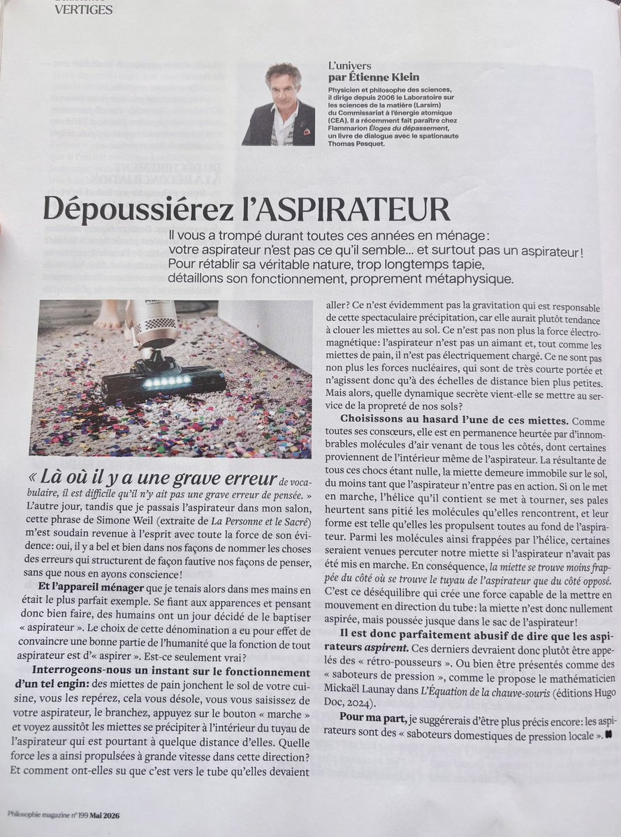 Etienne KLEIN tweet media