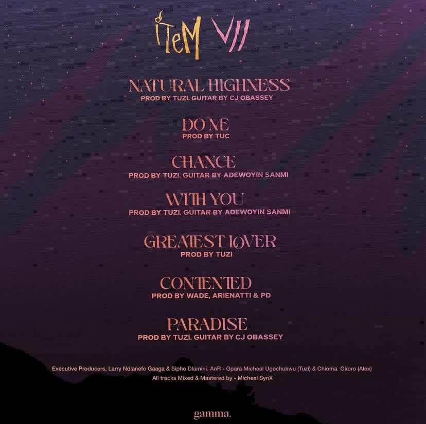 ProducerEssntls's tweet photo. Ema Onigah’s Item VII came together with contributions from 5 producers: Tuzi, TUC, Arieenati, PD &amp; Wade. https://t.co/WLeuJqEbXD