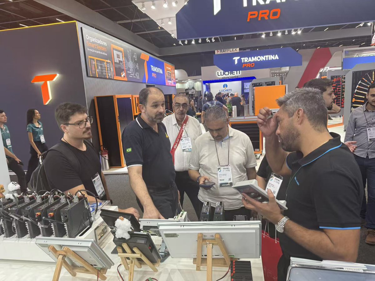 FlexemTech's tweet photo. We’re at FEIMEC 2026 in São Paulo, Brazil! 🇧🇷
Visit FLEXEM at Booth E055 to explore our latest HMI, PLC, Servo &amp; SCADA solutions for smarter industrial automation.
🌐 https://t.co/B50Qykc9Ff
📩 marketing@flexem.com

#FEIMEC #IndustrialAutomation #IIoT #FLEXEM https://t.co/E4Qw4O3SCd