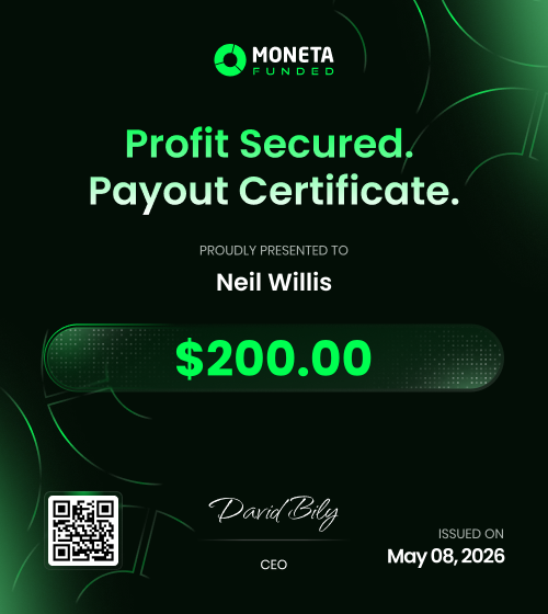NeilWillis20's tweet photo. I really love this concept of the sprint challenge with @MonetaFunded.  Suits my trading perfectly and they are a great company to deal with.  Support is also brilliant. https://t.co/97n5aXNWpz