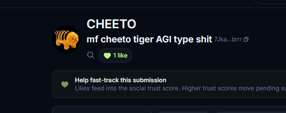 mf cheeto tiger AGI type shit tweet media