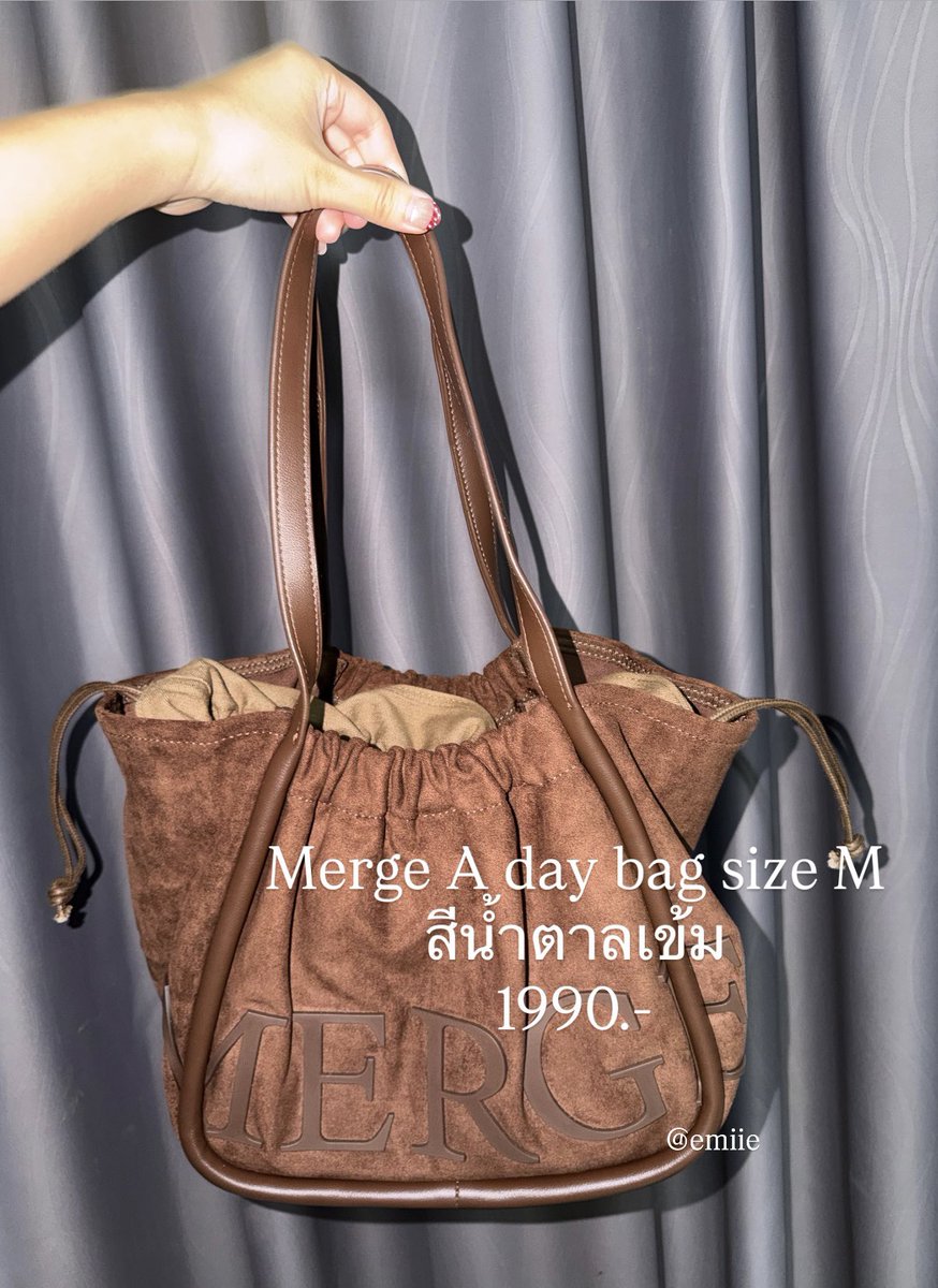 evasclothesss's tweet photo. ปล่อยกระเป๋า merge size m สีน้ำตาลเข้ม หิ้วเองจากงาน sale ค่ะ 

ราคา 1990.- บาท
(หรือแลกเป็นสีชมพูค่า)

ส่งเอกชน +60
นัดรับเซ็นปิ่น/mrt บางขุนนนท์ได้ค่ะ
ขอดูใบเสร็จ/สอบถามเพิ่มเติม : dm

#mergeclearancesale  #ส่งต่อmerge #merge #รับหิ้ว  #ส่งต่อกระเป๋า #ส่งต่อเสื้อผ้ามือสอง https://t.co/ofoOK7w7yF