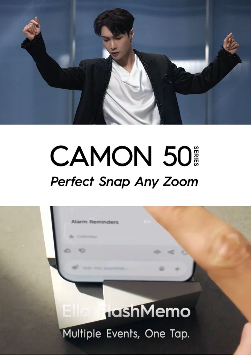 TecnoaiGlobal's tweet photo. No noise. Just Lay Zhang 🔥
#张艺兴 #lay #layzhang #TecnoCamon50 #camon50 https://t.co/B5fiPGPmw6