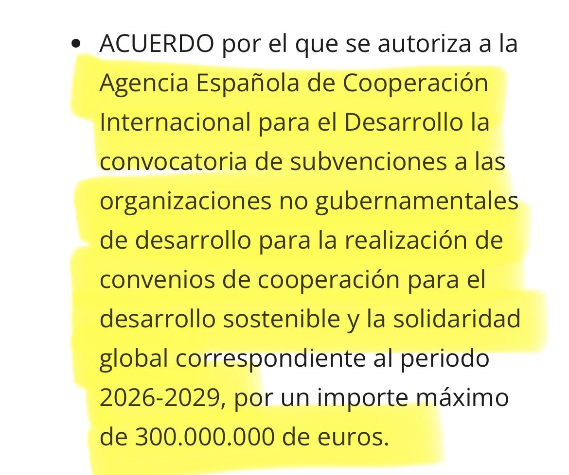 PabloCamPiq's tweet photo. ⭕️ Este martes 5-5-2026.

El Gobierno de @sanchezcastejon acordó repartir 324.000.000 € públicos a ONGs, cortesía de @AECID_es:

-300 millones € para “desarrollo sostenible”
-24 millones € para “acciones humanitarias”

Lavadora centrifugando… https://t.co/F6CxpJWTEZ
