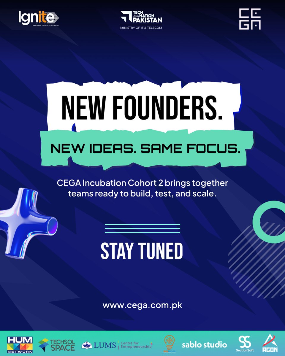 Over the next 6 months, these selected founders and teams will step into CEGA’s incubation ecosystem to build, refine, test, and scale their ideas with the support, mentorship, and creative environment designed to help innovation grow.
