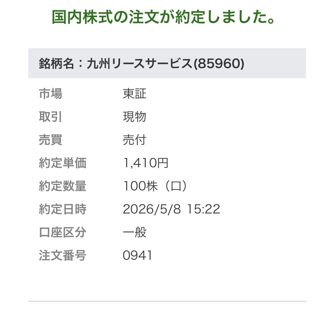 a様売約済 NIZA PROCESSING LTD
