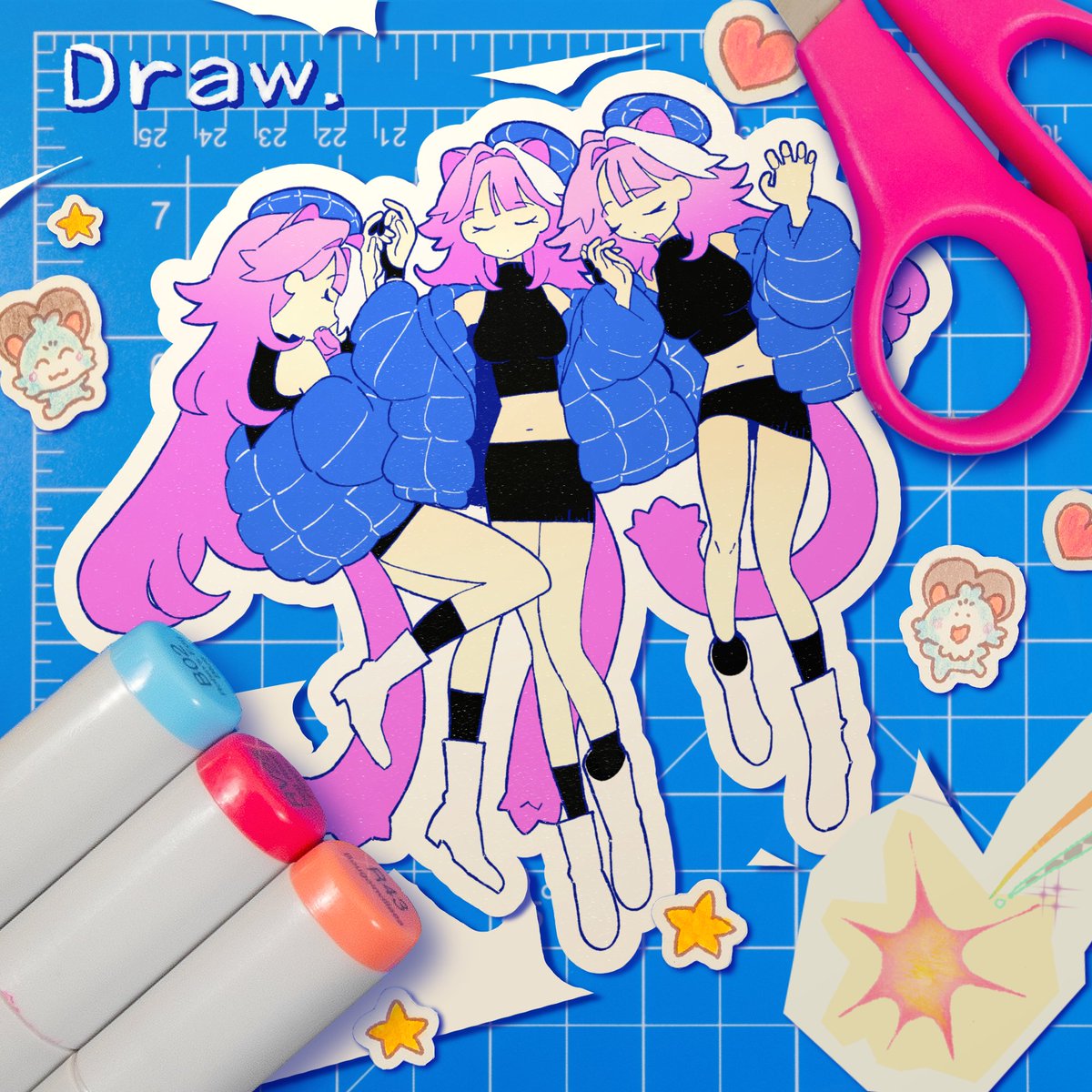 hololiveRECORDS's tweet photo. 🎧NEW RELEASE!!🎧

#ラオーラ・パンテーラ @raorapanthera によるNew Single『Draw.』がリリース🐱

一瞬で別世界へ連れていく没入感溢れる1曲✨
静寂と轟音のコントラストをぜひお楽しみください🎶

🔽配信リンク🔽
https://t.co/pk3NzKPy20

#holoEN https://t.co/dU7H7g3lDG
