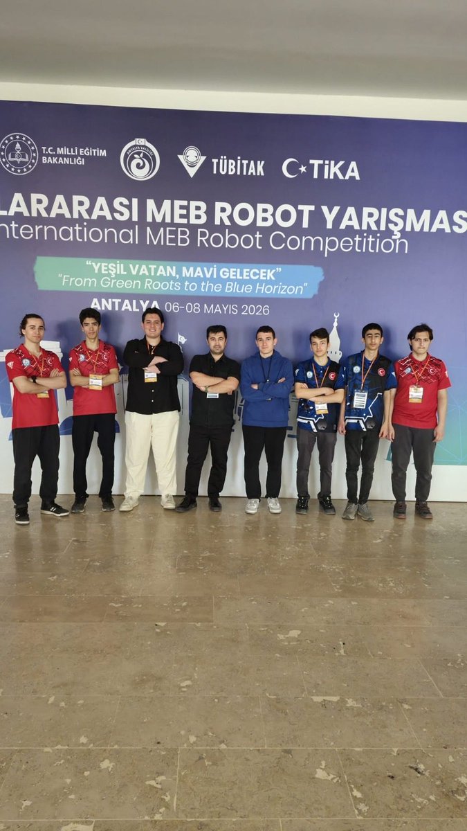 sakaryamem's tweet photo. Antalya’da başlayan MEB Robot Yarışması Türkiye Finallerinde, ön eleme süreçlerini başarıyla tamamlayarak finallere katılım sağlamaya hak kazanan okullarımız ve takımlarımız ilimizi temsil ediyor.

@tcmeb
@Yusuf__Tekin
@dogan_rahmi https://t.co/3n7Fd20lxs
