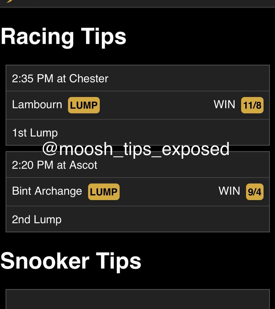 Dont join Moosh Tips tweet media