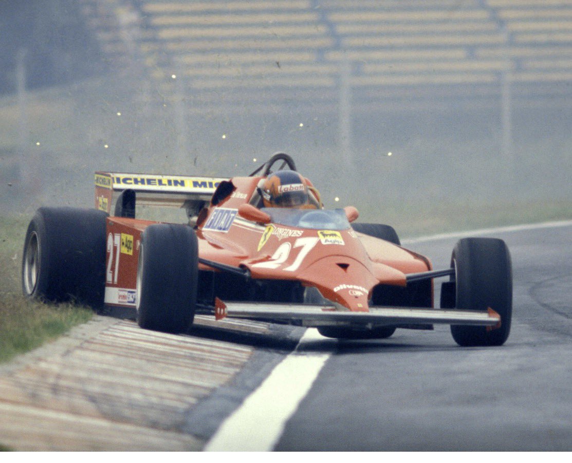 sabbatini's tweet photo. Oggi 8 maggio un pensiero
per Giles nel ricordo della sua scomparsa a Zolder. 
Voglio ricordarlo con questa foto in azione di Ercole Colombo che riassume perfettamente i’essenza del suo modo di guidare così spettacolare, che è quello che ci ha sempre emozionato.  
#Villeneuve https://t.co/M6C83yH3xF