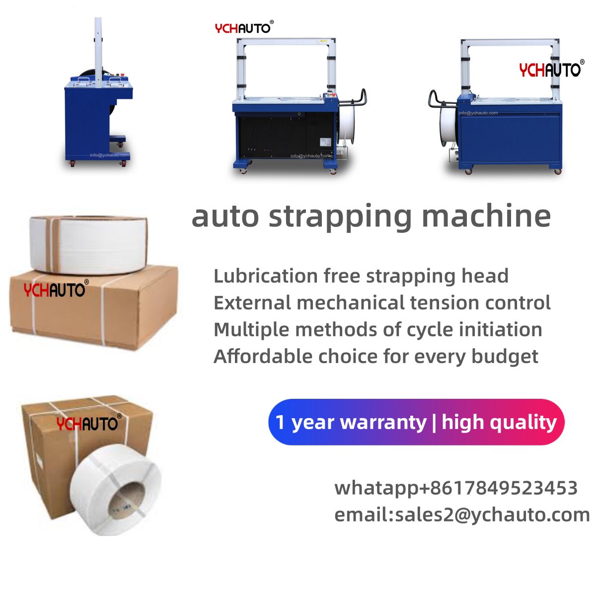 YoungYchauto's tweet photo. Automated end of line strapping machine integrated with conveyor belt for high volume production line from YCHAUTO
#strappingmachine ##bundlingmachine#
WhatsApp +8617849523453
Email:sales2 @ychauto.com https://t.co/DVO0RVfaiQ