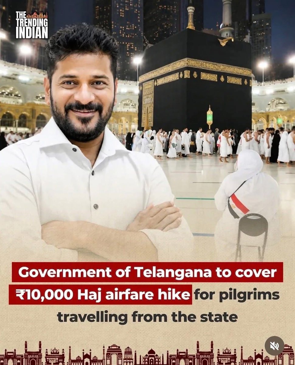RoopDarak's tweet photo. Revanth Reddy - raised over Rs. 6900 crore within the first 21 days of April 2026 to immediately fund welfare promises!

Hajj airfare hiked by ₹10,000?
 
Taxpayers will cover it for Muslim pilgrims! Telangana's outstanding debt is projected to reach Rs. 5.62 lakh crores!!

Farmers dying, youth jobless, Hindus get nothing? And if Hindus choose the BJP, they call it Hindu party!
 
Who cares. 

Clear priorities: Muslim vote bank > India. 

This is your “secularism”... naked appeasement at the Kaaba. 

Congress ki asliyat exposed.
