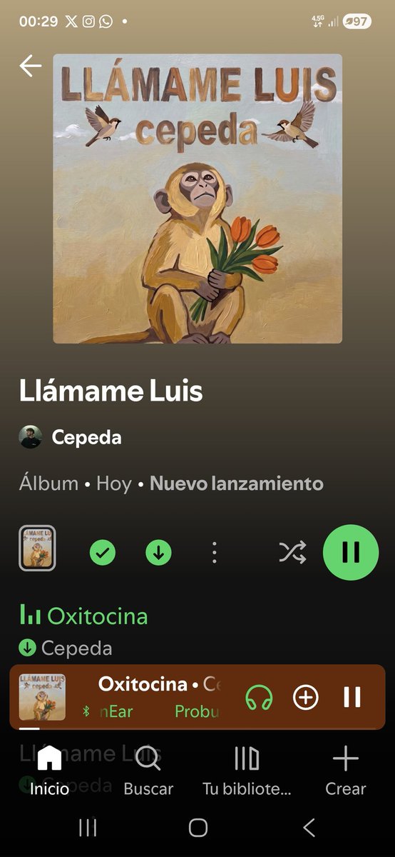 isi502's tweet photo. #LlámameLuis ya es mio desde todas las plataformas en Guatemala ❤️ 🎶
Tremendo Discazo
Esperando para comprarlo en físico 🙏 https://t.co/H4VfNNI1P9