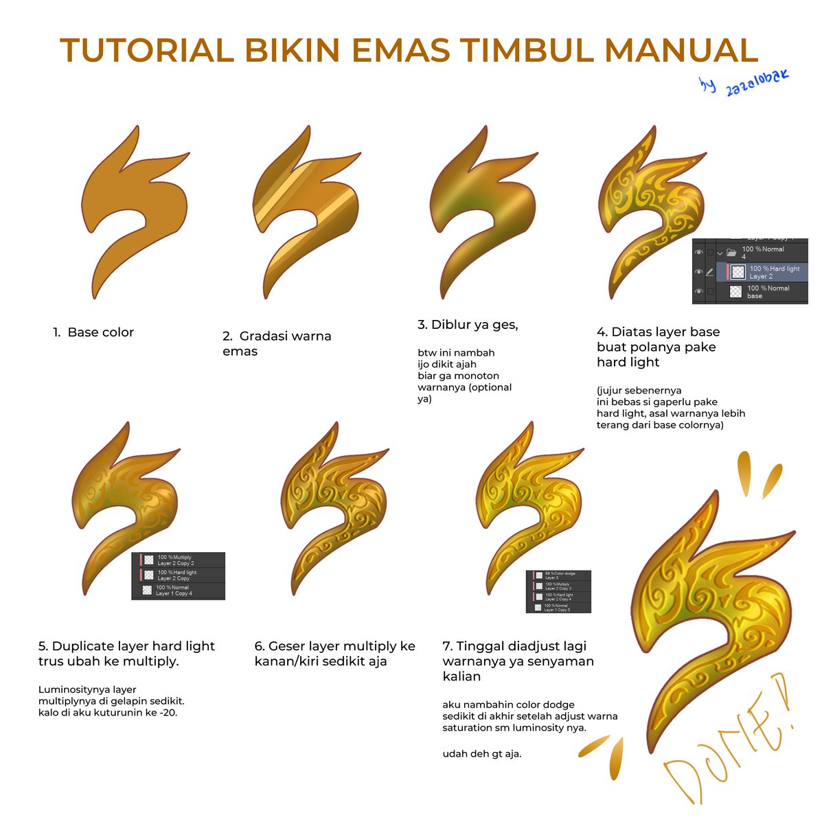 TUTORIAL EMAS TIMBUL MANUAL

kalo kurang jelas maaf yak all, semoga bisa bermanfaaat cihuuuy