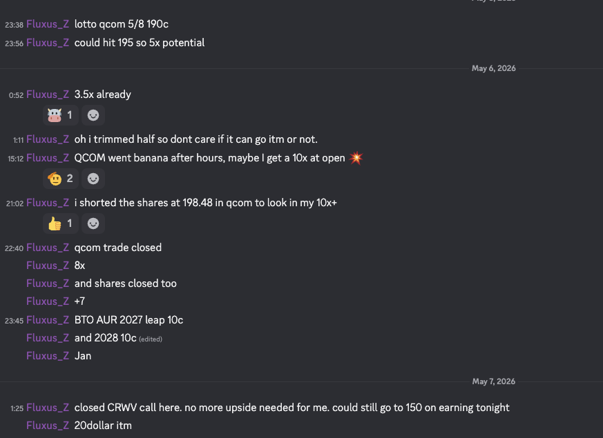 Fluxus_Z's tweet photo. This past month and half has been nothing short of excitement. It aint easy but the process of trading leaders and trading explosive stocks reminds me why i love this game so much. My personal account is up 44% YTD, 34% win rate, Profit Factor 1.6. I only trade 2 hours a day! Some members are near 100% YTD. 

We teach low risk setups (risk per trade <0.3% total capital), real time entry, risk management and position sizing. 

The system is simple: 
Trade leaders, day trade your entries, swing trade your positions, position trade your winners.

A few winners from last few weeks members have taken and still going: 
$INTC  +358.32%
$BE  +102.7%
$NBIS  +51.81%
$DOCN  +78.18%
$CIFR  +20.01%
$ARM  +41.3%
$MRVL  +36.74%
$PL  +32.42%

We attune ourselves to hot rotating themes and leaders in every market cycle so the next time we can be in better sync with market.

One month of trading can change life.