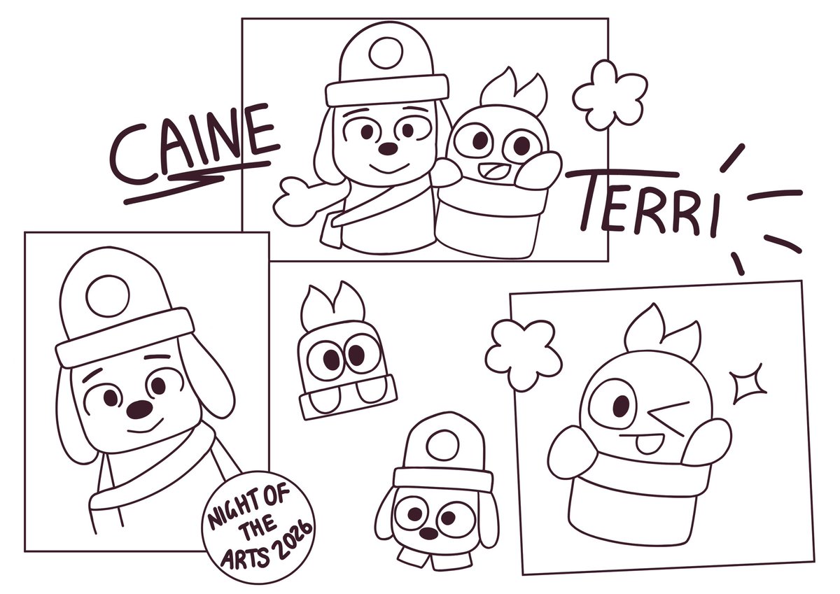 Muzzthemoo's tweet photo. colouring in page I made for an upcoming event I get to do puppetry at 😊 https://t.co/JfOZFQS6AY