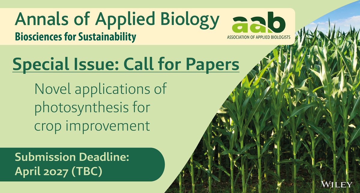 Annals of Applied Biology tweet media