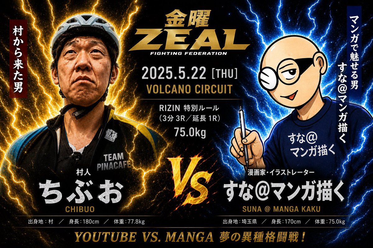 速報 勝者！ちぶお！