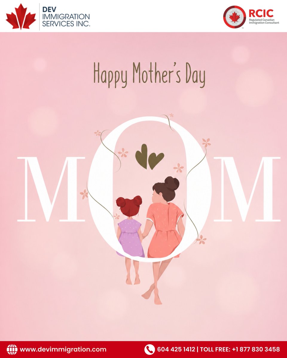 Devimmigration's tweet photo. This Mother’s Day, we celebrate the women who carry hope across borders and build homes wherever life takes them.

Happy Mother’s Day from all of us at Dev Immigration.

#HappyMothersDay #mothersdayspecial #motherhood #motherslove #mothersday #mothersday2026 #DevImmigration https://t.co/7j81NI6BJF