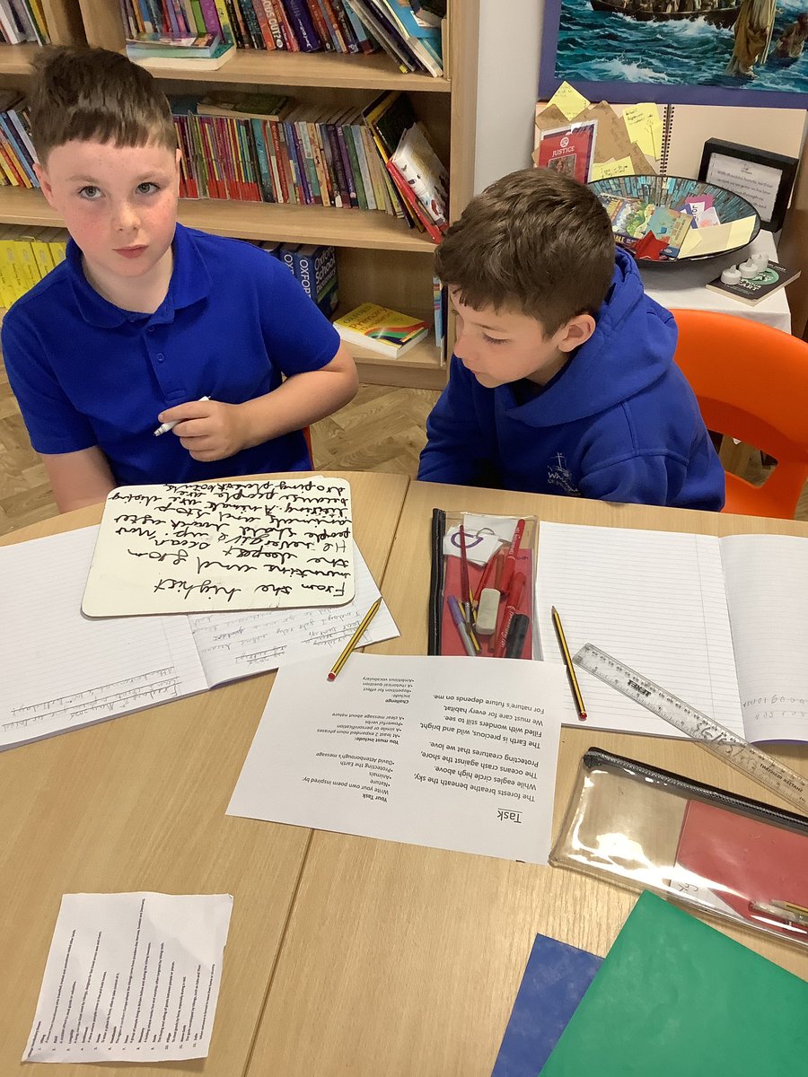 WhtgateHawthorn's tweet photo. As it is Sir David Attenborough’s 100th birthday, we have been creating poetry and planning an Unselfish Act inspired by the great man himself. https://t.co/il1dBcHCAb