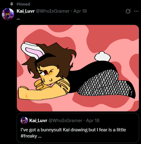 NoMercyXVII's tweet photo. @WhoIsGramer @holdyourhurt Shut up lad, ur attracted to rabbits 😂 https://t.co/veC4t8z8vr