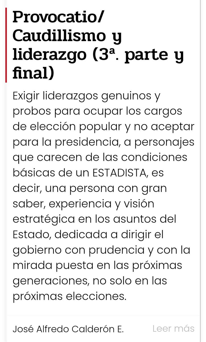Terminamos la saga de liderazgos y caudillismo, con las expresiones del caciquismo. Sirva esto para lo que se nos vieneen 2027.
epinvestiga.com/opinion/provoc…