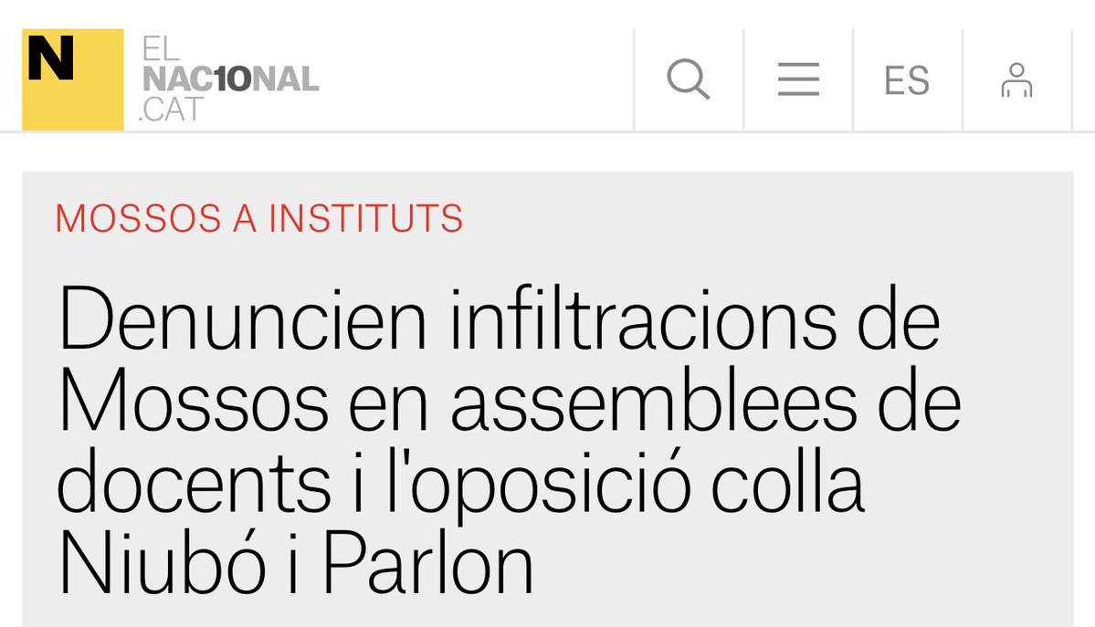 El dret de protesta, el dret de manifestació i el dret de reunió són sagrats en democràcia. El Govern Illa, en la millor tradició de l’espanyolisme repressiu, persisteix a vulnerar-los.

Com a portaveu de <a href="/JuntsParlament/">Junts Parlament</a> a la Comissió sobre la infiltració de policies, juntament