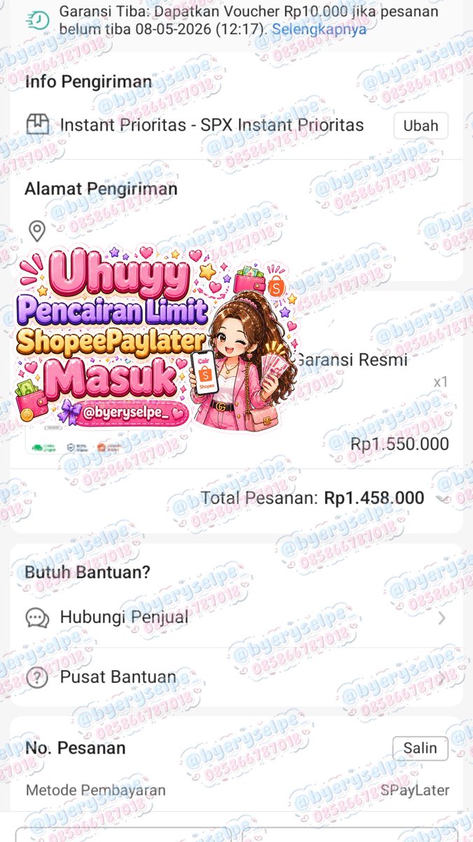 cairinyuuk's tweet photo. 🌻TESTIMONI GESTUN BULAN MEI 2026🌻

୨୧ ───────────── ୨୧
💗 SHOPEPAYLATER BY CO
💸 4.070.000
💸 2.600.000
💸 3.050.000
💸 1.550.000
✨ PROSES — KLIK — TF ‼️✨
⚡ CAIR 4-6JAM✅
୨୧ ───────────── ୨୧

🍒 Wasapp for fstrspn 🍒
#zonauangㅤ https://t.co/n0alOp2wvt