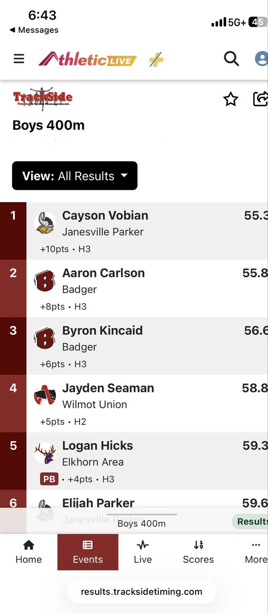 caysonvobian's tweet photo. 1st time running the 400m open! https://t.co/1CDlyDuXhI