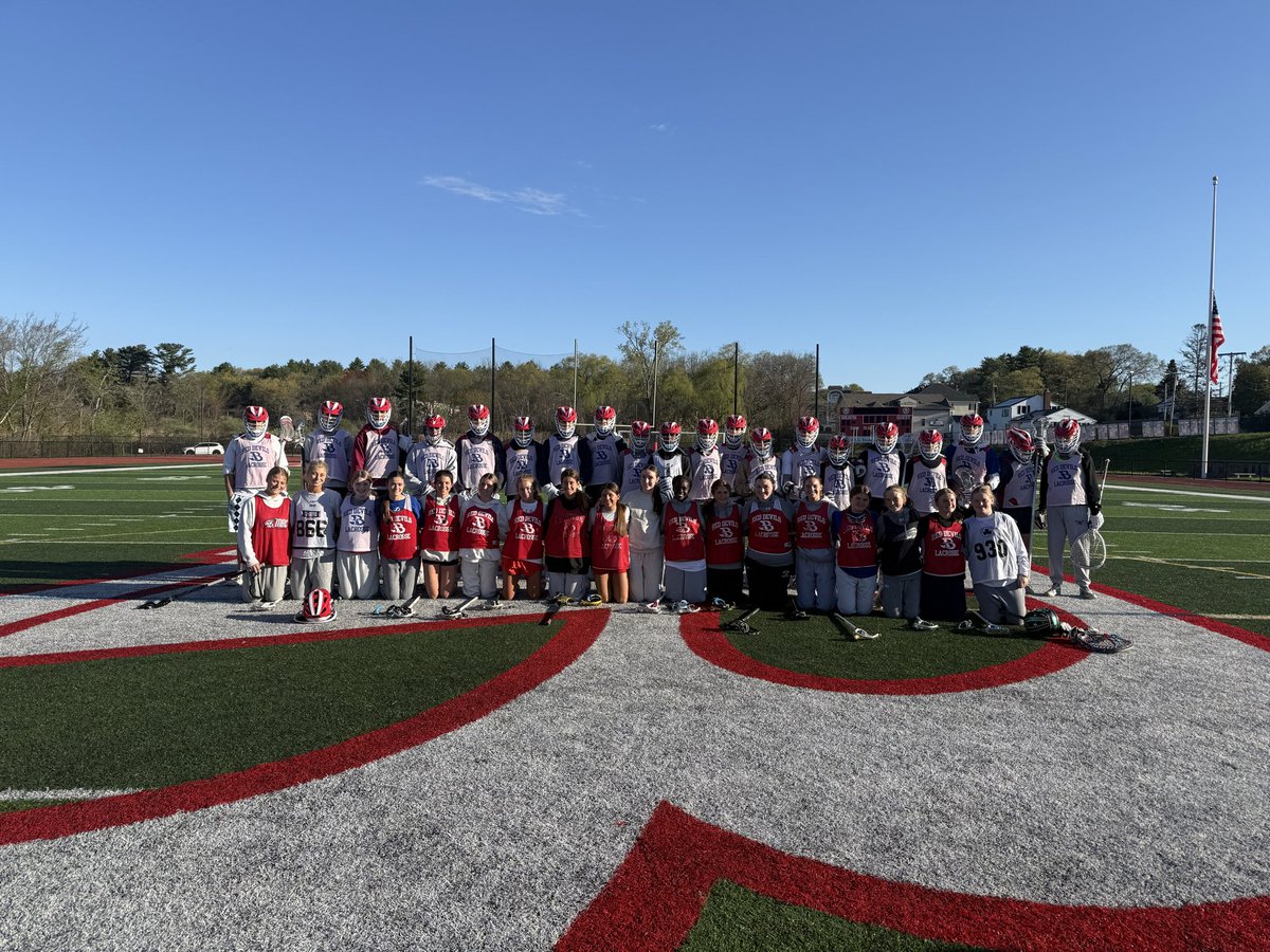 BHSreddevilslax's tweet photo. Big thank you to Coach Skiff &amp; @BHSgirlslax25 for joining us in our annual pre prom practice scrimmage! Girls got a big W for the second straight year 10-7 over the boys! One of the best days of our season! Enjoy prom, be safe &amp; have fun! 
@BHSRedDevils https://t.co/KAU1AQUVjm