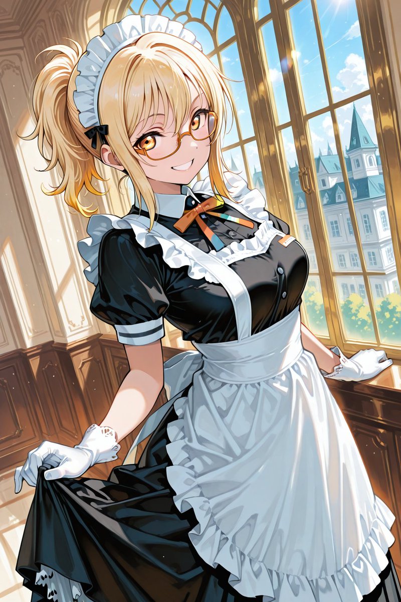AIRNAtoZ's tweet photo. 夜あげ、メイド愛さん。 https://t.co/9UpQjLxR20