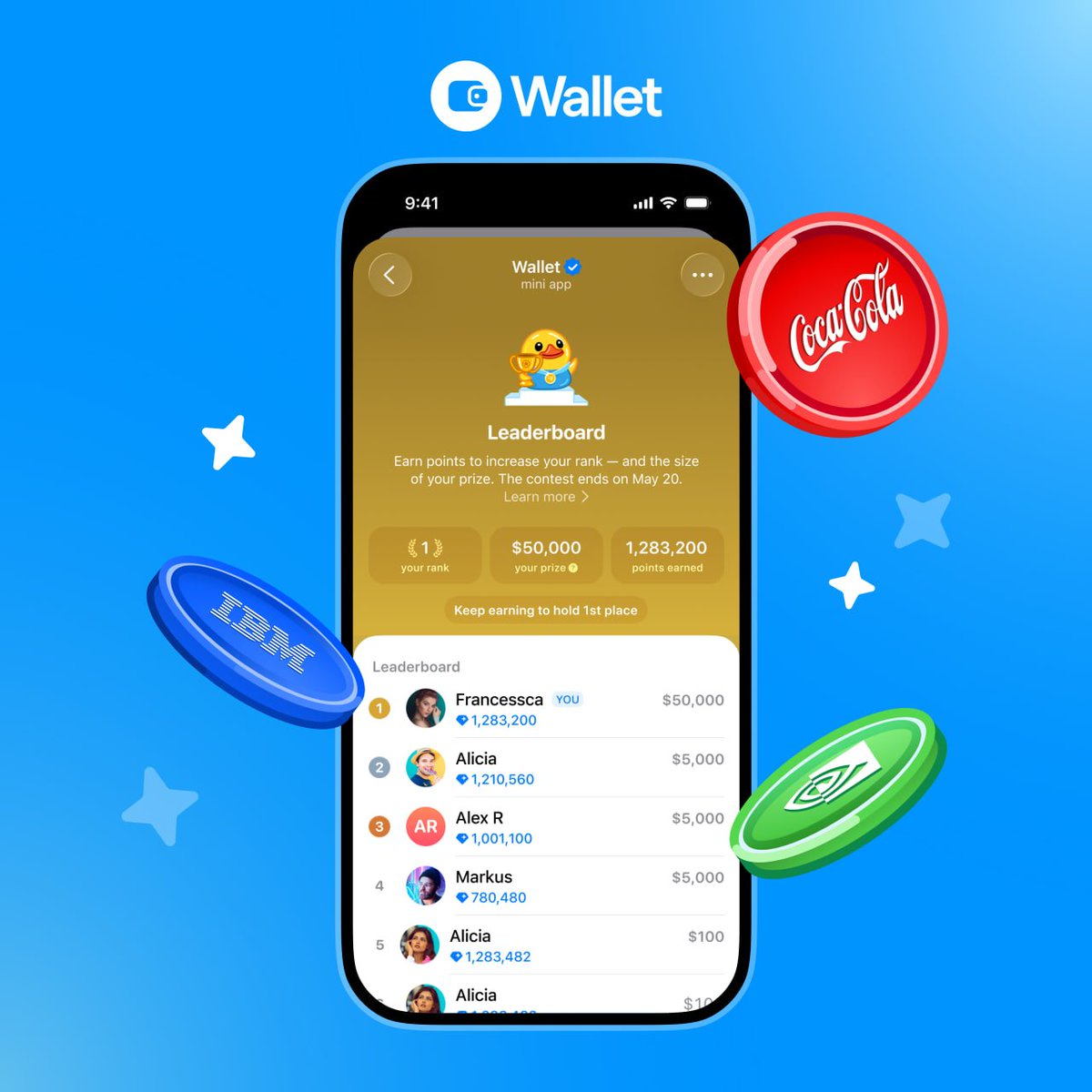 Wallet in Telegram tweet media